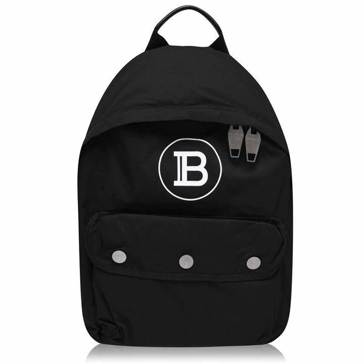BALMAIN B Logo Backpack - Noir