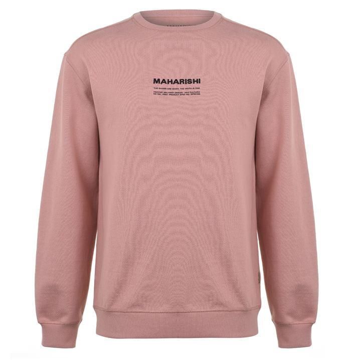 MAHARISHI Miltype Embroidered Sweatshirt - Pink