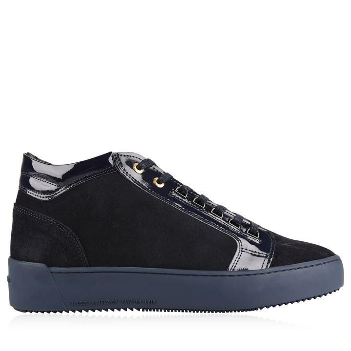 ANDROID HOMME Mid Top Suede Trainers - Ink