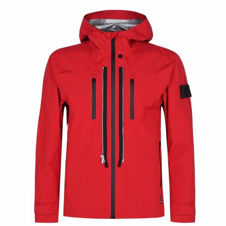 Stone Island Shadow Project Twin Zip Shell Jacket - Red V0010