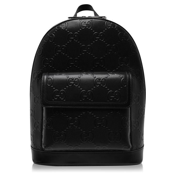GUCCI Gucci All Over Gg Back Pack - Black