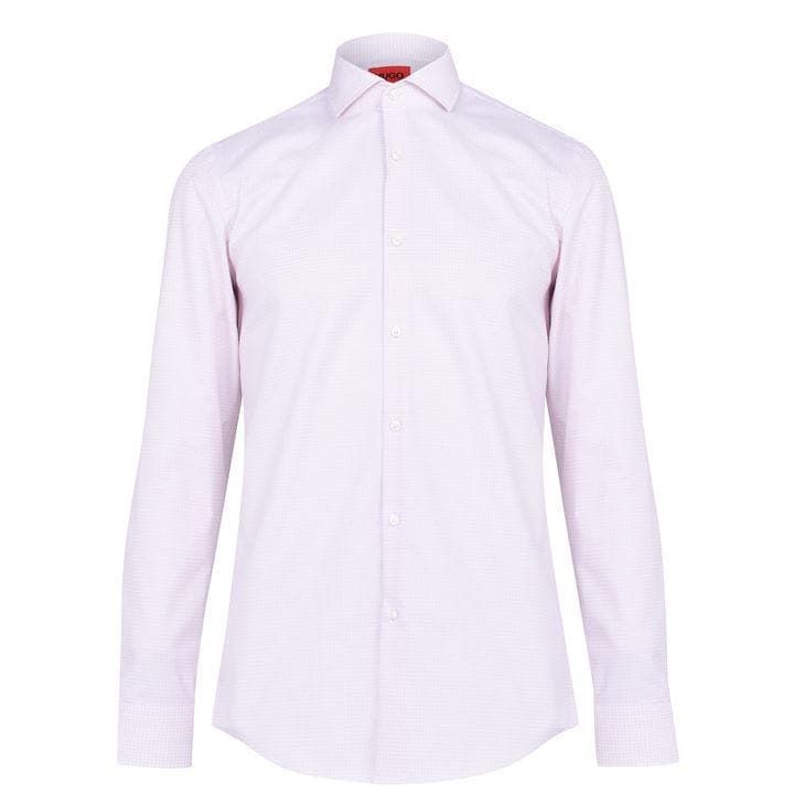 Hugo Kason Long Sleeve Shirt - Pink