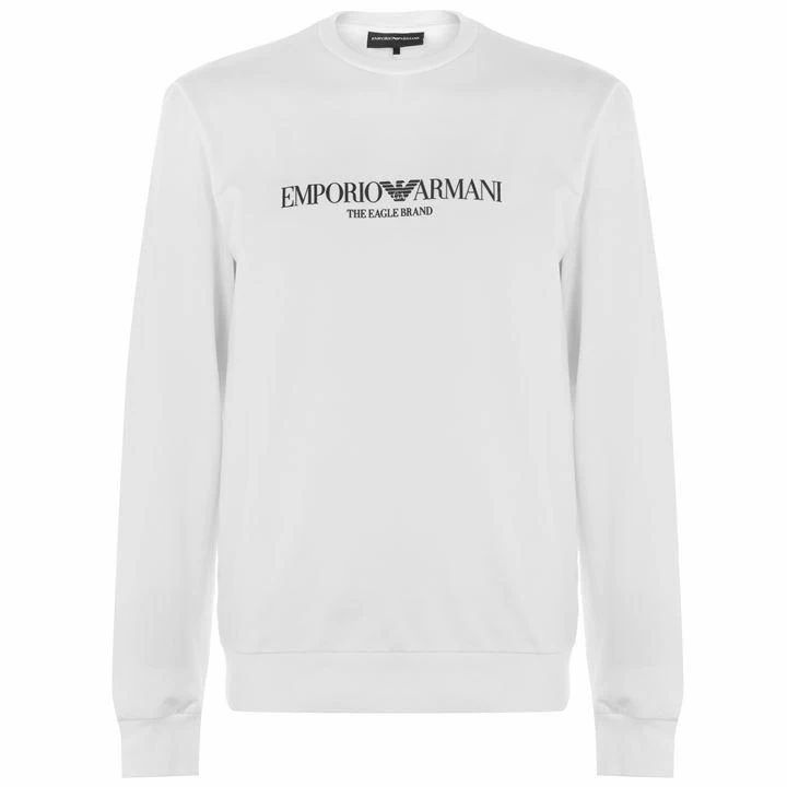 Emporio Armani Logo Sweatshirt - White