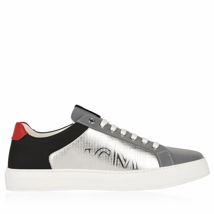 MCM Reflective Low Top Trainers - Silver (SV)