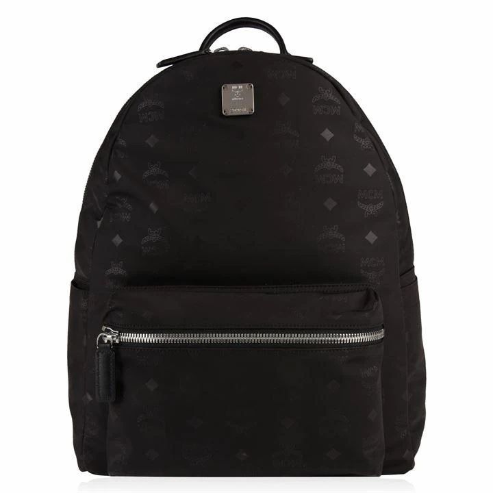 MCM Dieter Monogram Backpack - Black