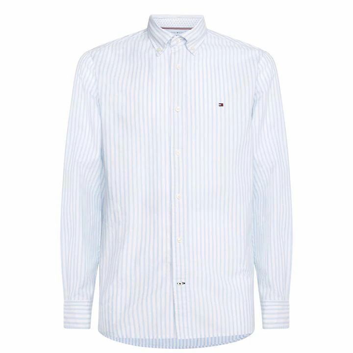 Tommy Hilfiger Oxford Stripe Shirt - Blue