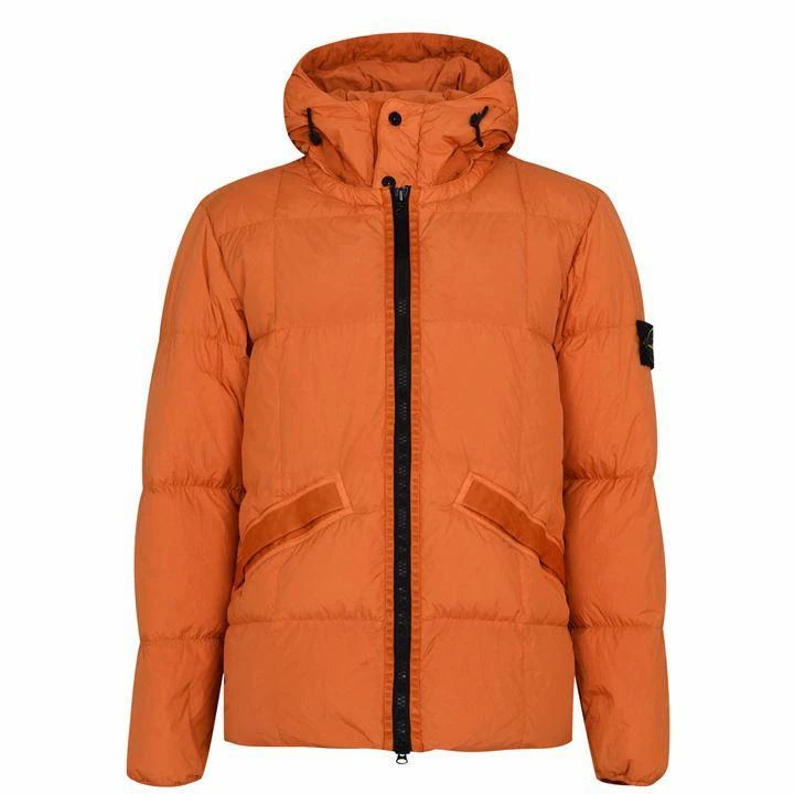 STONE ISLAND Real Down Padded Jacket - Orange V0032