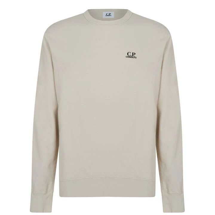 CP Company Small Logo Sweatshirt - Sand Shell 116