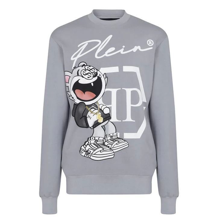 PHILIPP PLEIN Philipp Plein Money Sweatshirt - Grey