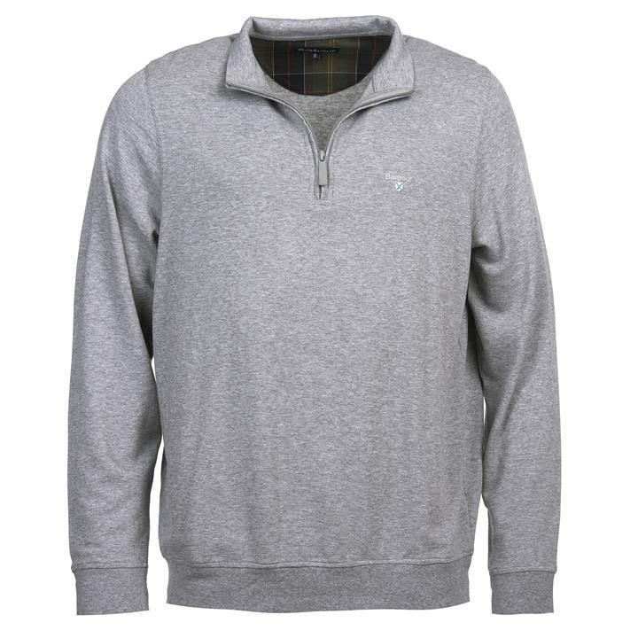 Barbour Batten Half Zip Sweatshirt - Grey