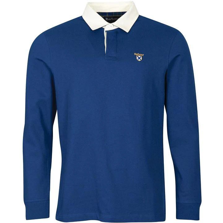 Barbour Crest Rugby Shirt - Blue