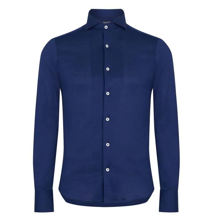 CANALI Jersey Shirt - Blue