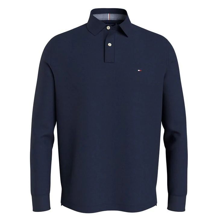 1985 Long Sleeve Polo Shirt - Blue