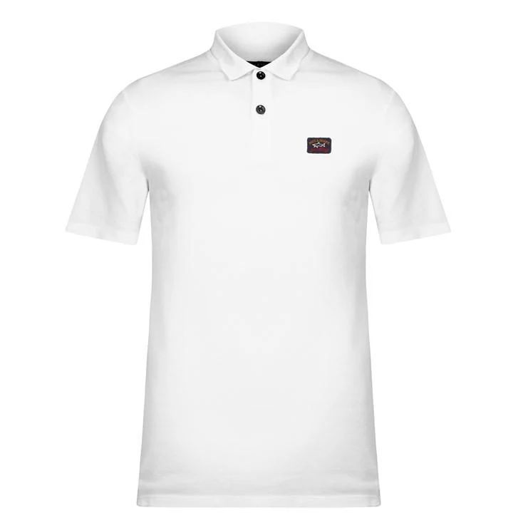Basic Short Sleeve Polo Shirt - White