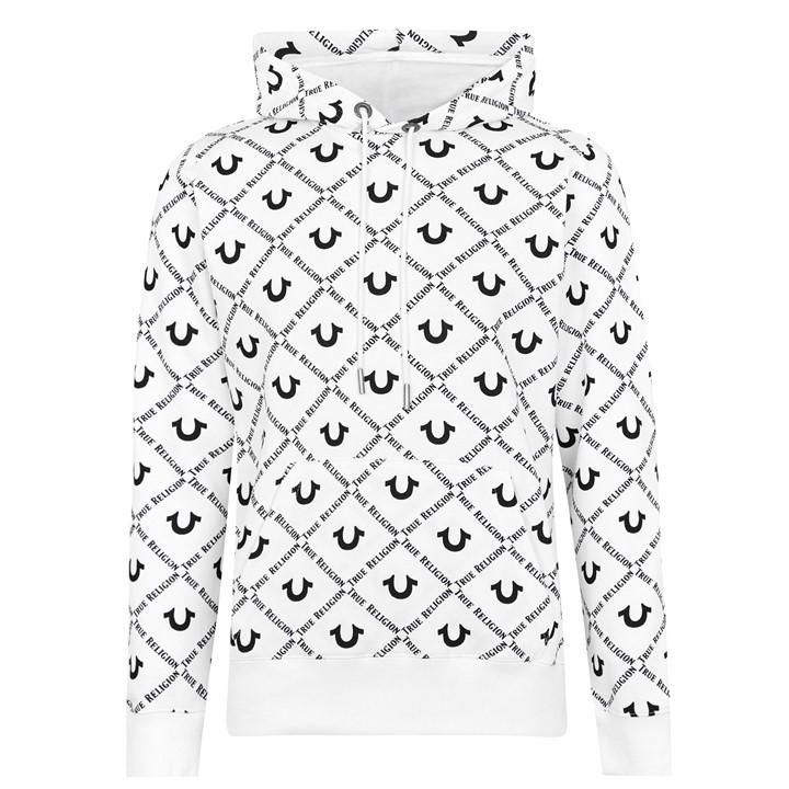 All Over Logo OTH Hoodie - White