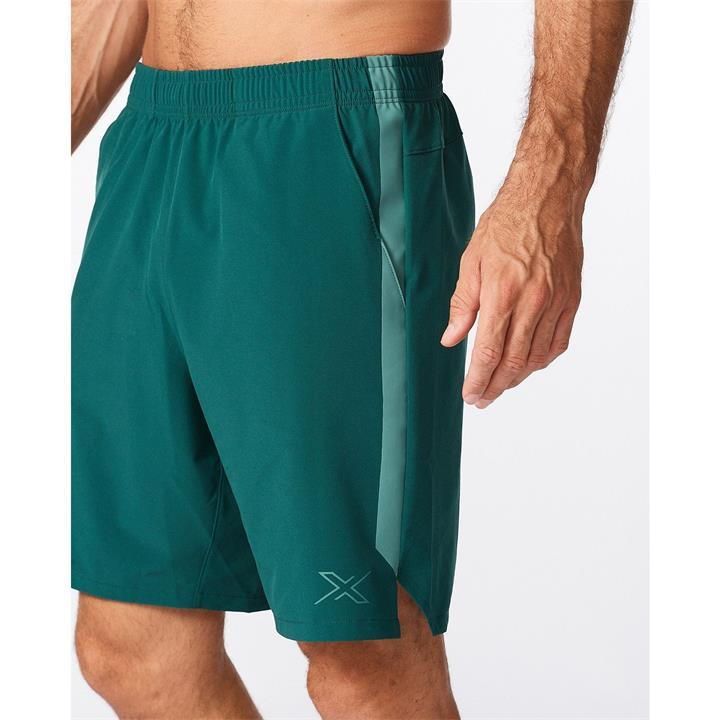2xu Lifestyle Motion 8 Inch Shorts Mens - Green