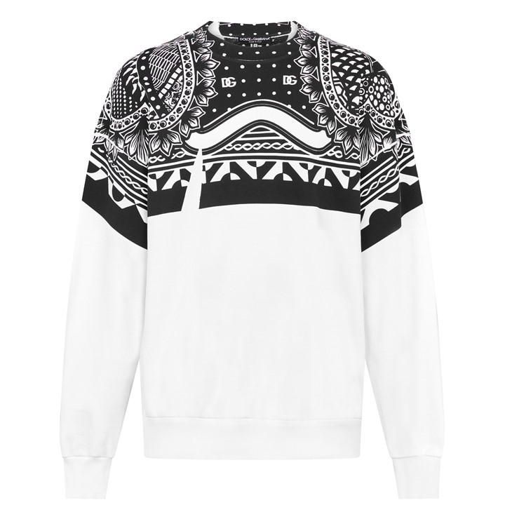 Bandanna Sweatshirt - White