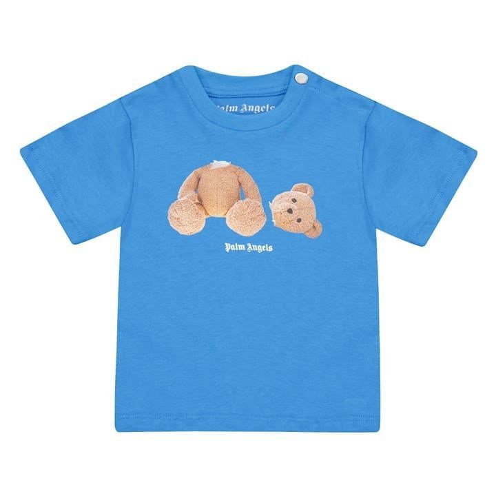Babies Bear Logo T Shirt - Blue