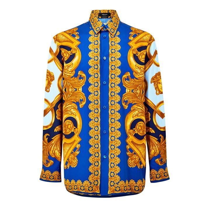 Barocco 660 Cotton Shirt - Blue