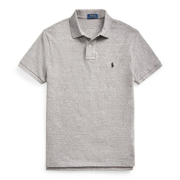 Custom Slim Fit Polo Shirt - Grey