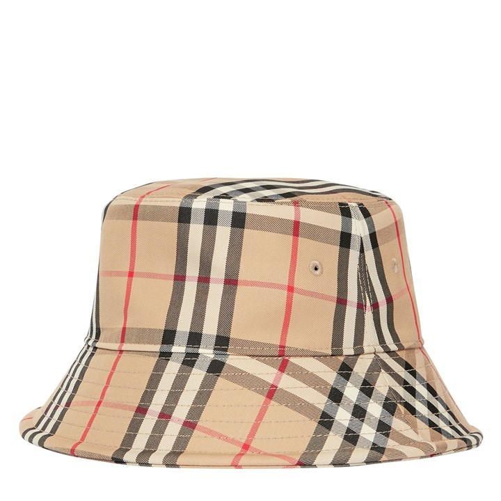 Check Bucket Hat - Brown
