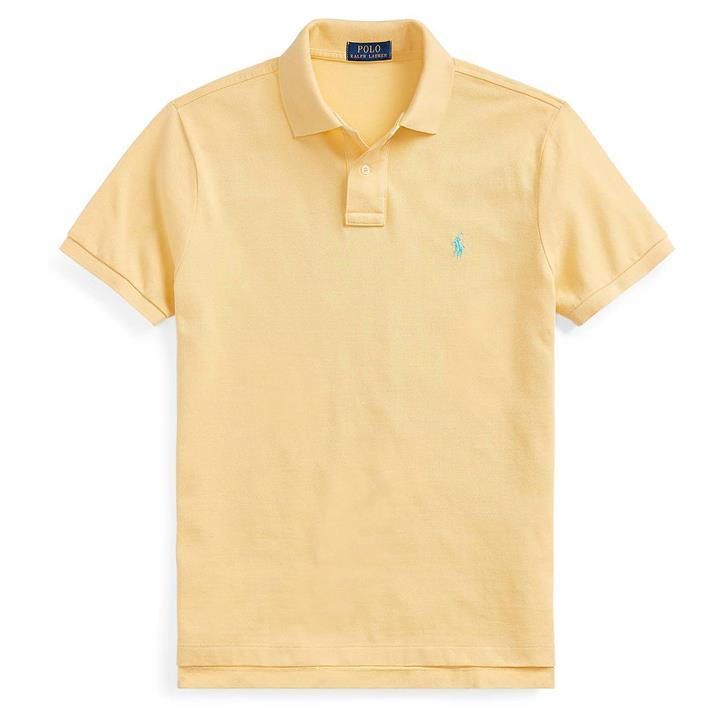 Custom Slim Fit Polo Shirt - Yellow