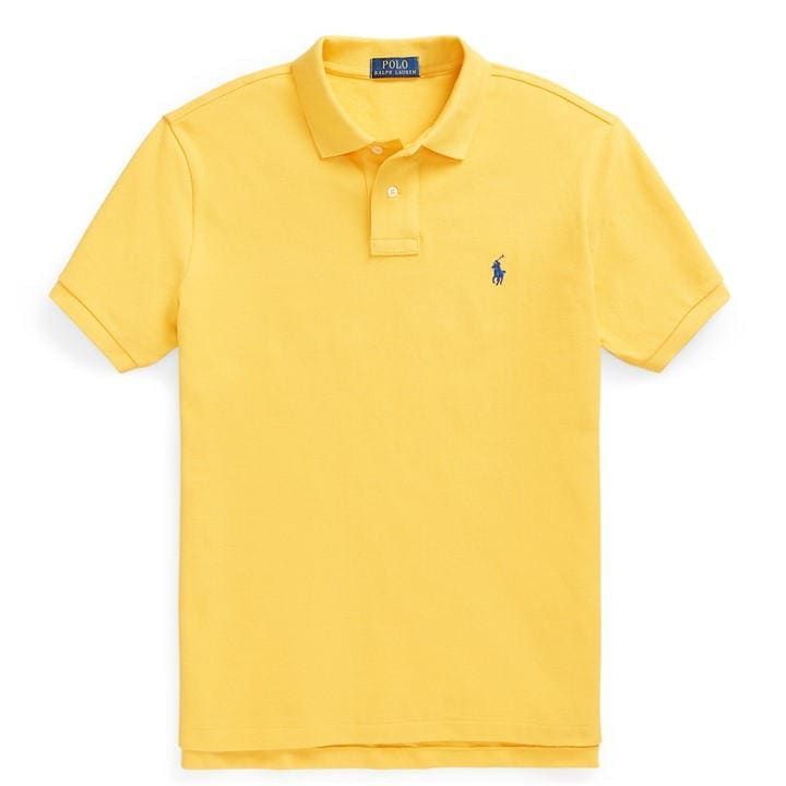 Custom Slim Fit Polo Shirt - Gold