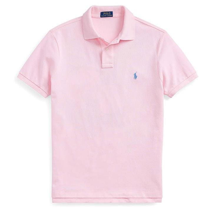 Custom Slim Fit Polo Shirt - Pink