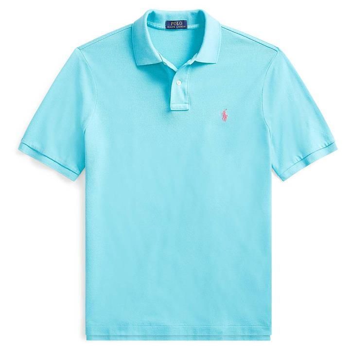 Custom Slim Fit Polo Shirt - Blue