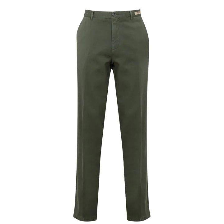 Cotton Woven Trousers - Green