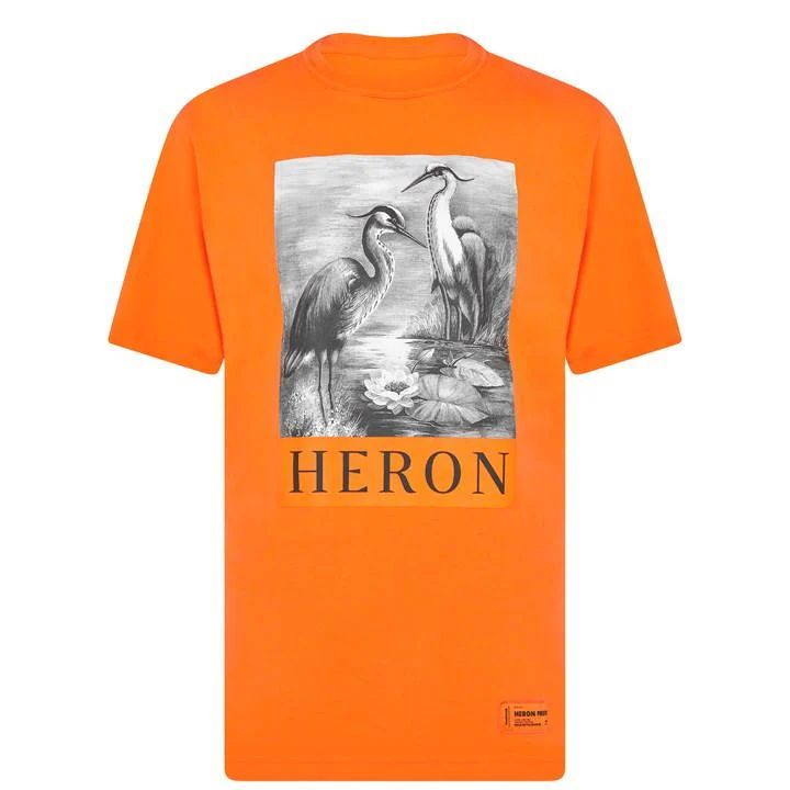 Heron t Shirt - Orange