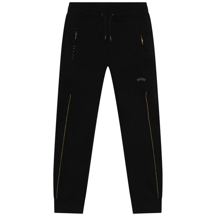 Gold Cap Jogging Pants - Black