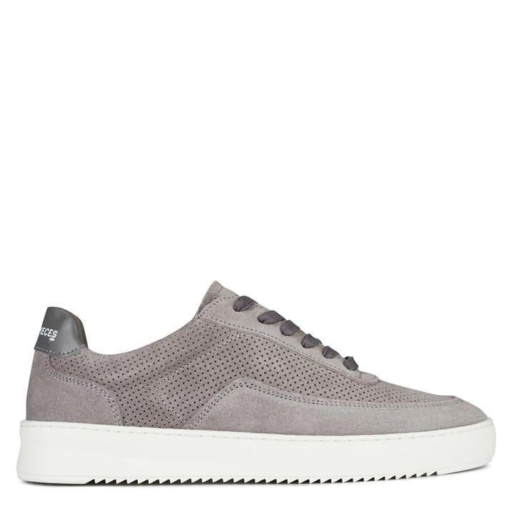 Mondo Perforated Trainers - Grey