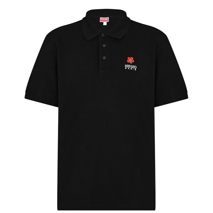 Crest Polo Shirt - Black