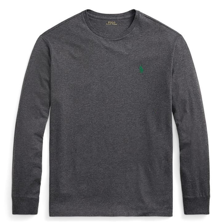 Long Sleeve Jersey T Shirt - Grey