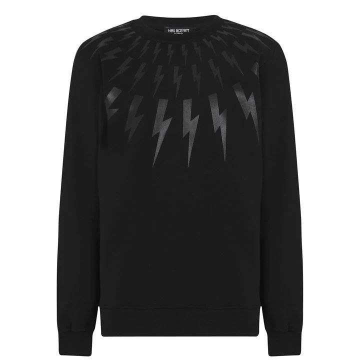 Boy'S Multi Bolt Sweatshirt - Black