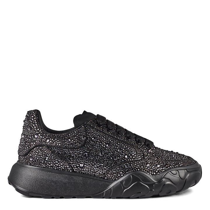Court Crystal Sneakers - Black