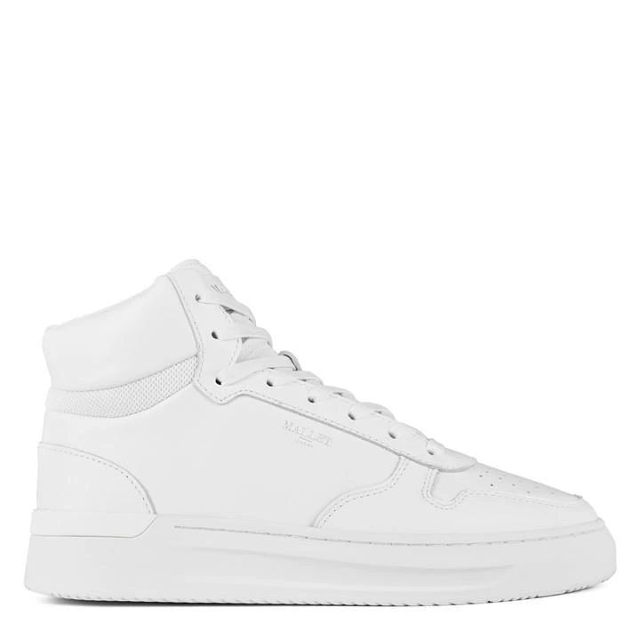 Hoxton Mid Top Trainers - White