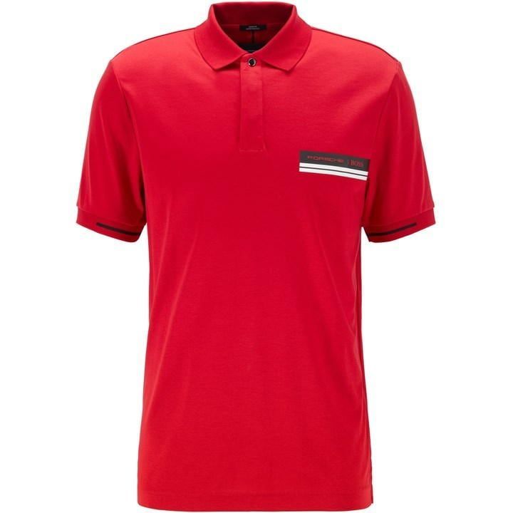 Boss Phillipson Short Sleeve Polo Shirt Mens - Red