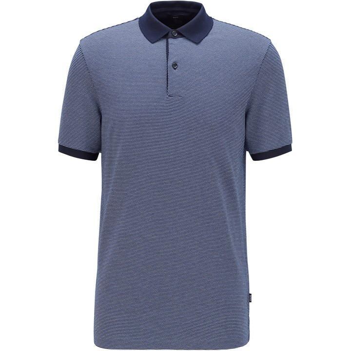 Boss Penrose Short Sleeve Polo Shirt Mens - Blue