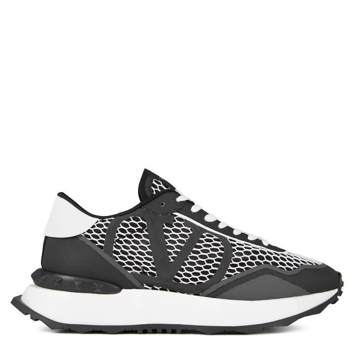 Netrunner Lace Up Sneakers - Black
