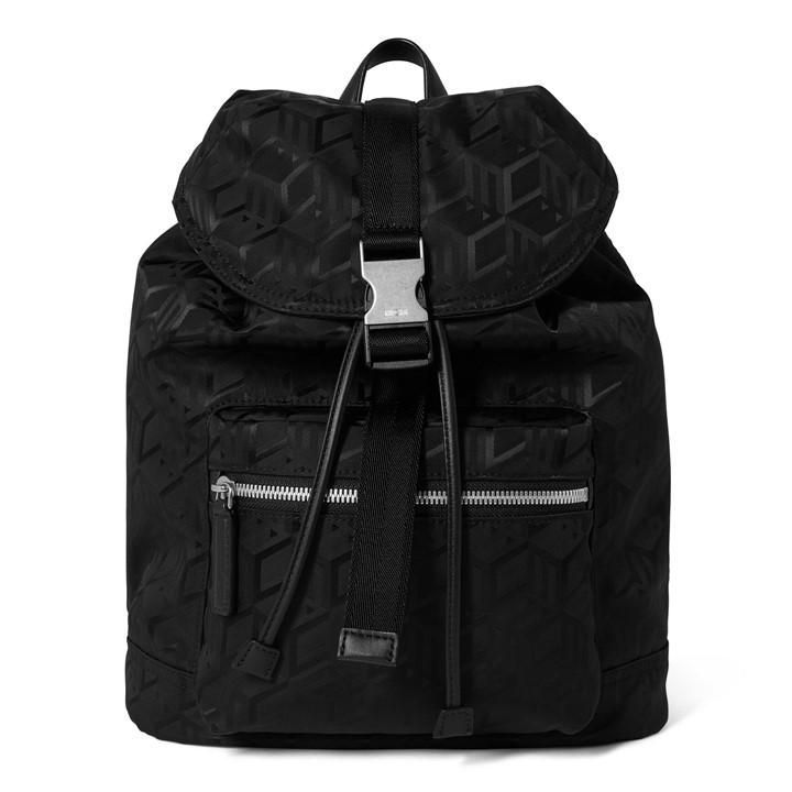 Cubic Jacquard Brandenburg Backpack - Black