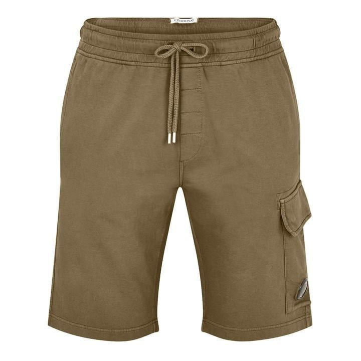 Lens Fleece Shorts - Brown