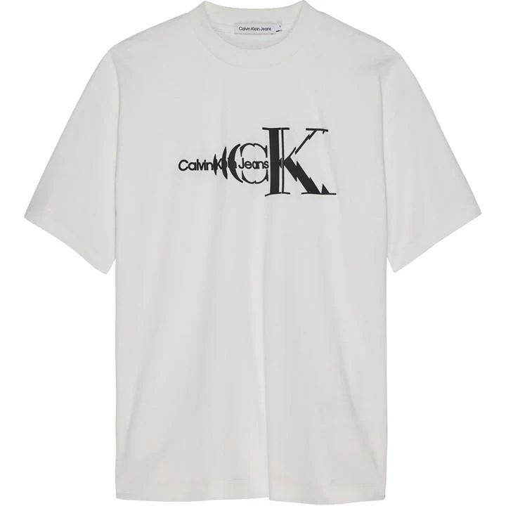 Natural Dye Monogram T-Shirt - White