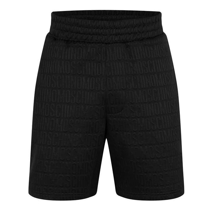 Jacquard Logo Shorts - Black