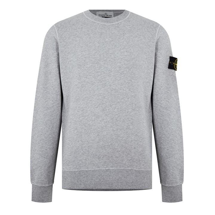 Fleece Crew-Neck Sweatshirt - Grey