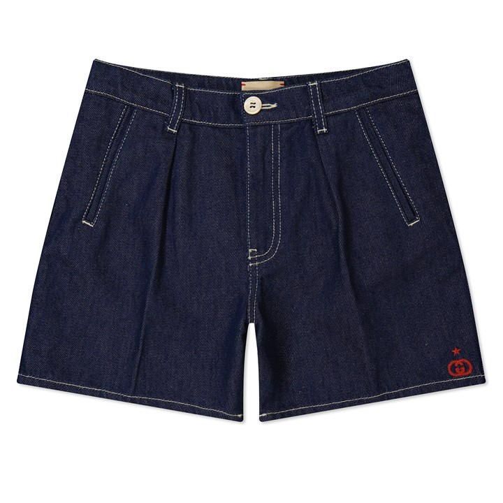 Denim Bermuda Shorts - Blue