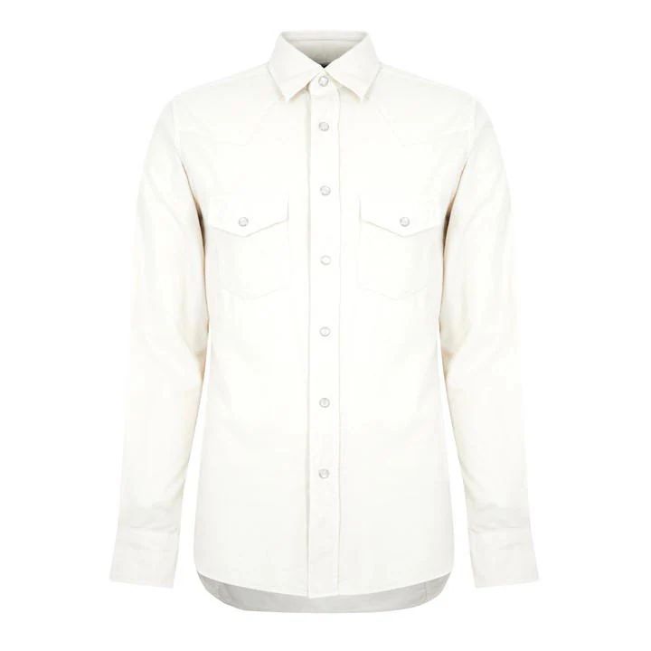 Cotton Corduroy Shirt - Beige