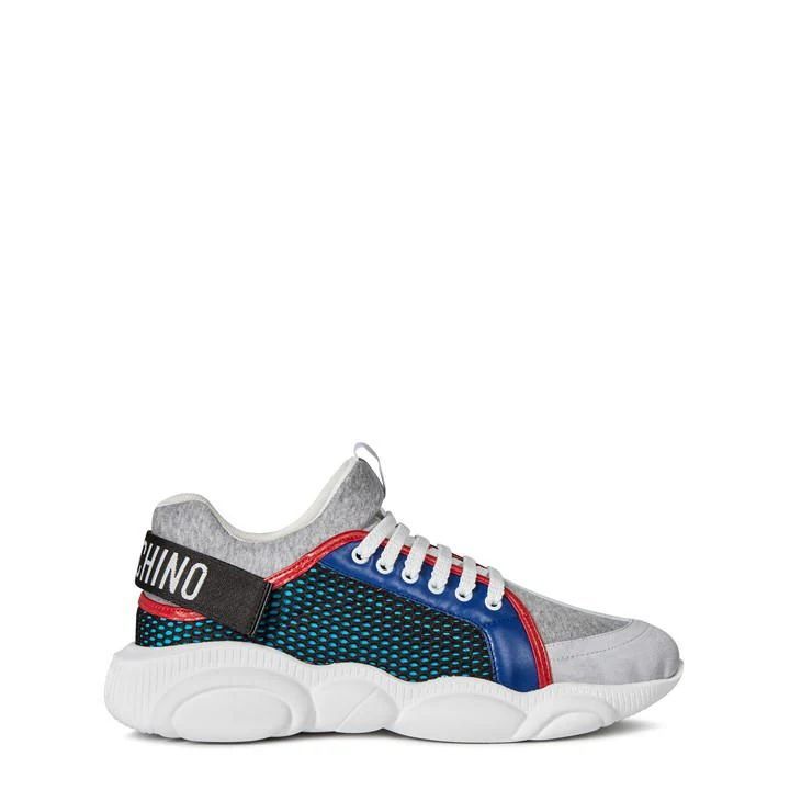 Mesh Teddy Low Top Trainers - Multi