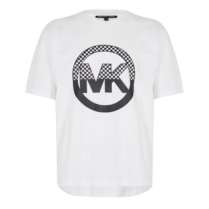 MK Check Charm Tee Sn32 - White